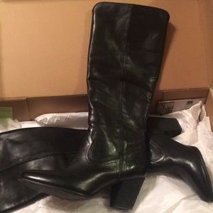 Frye tall black boots